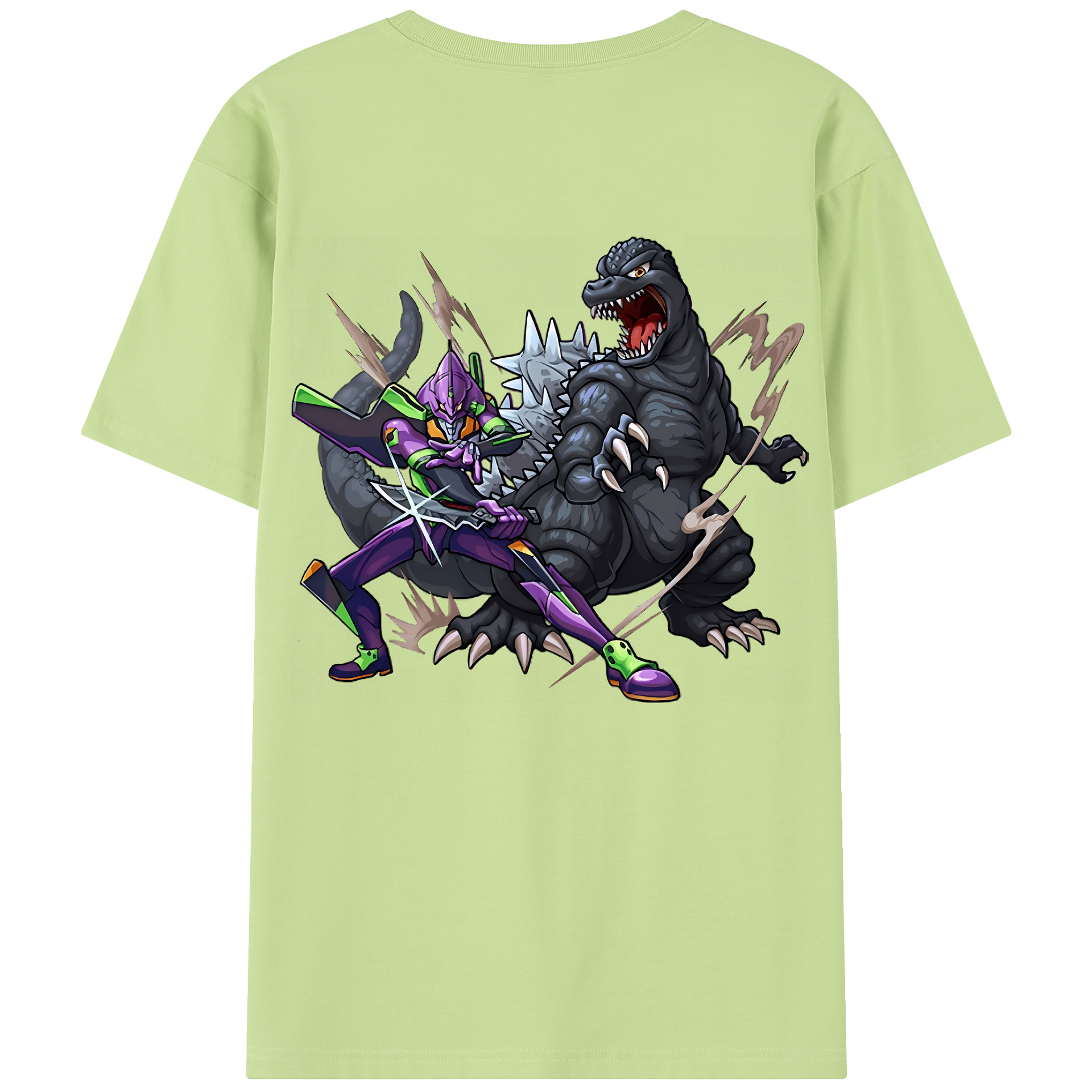 （画像用） EVA 新世紀エヴァンゲリオン 綿100％半袖Tシャツ（背面プリント）